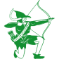 De La Salle University Lady Spikers  logo