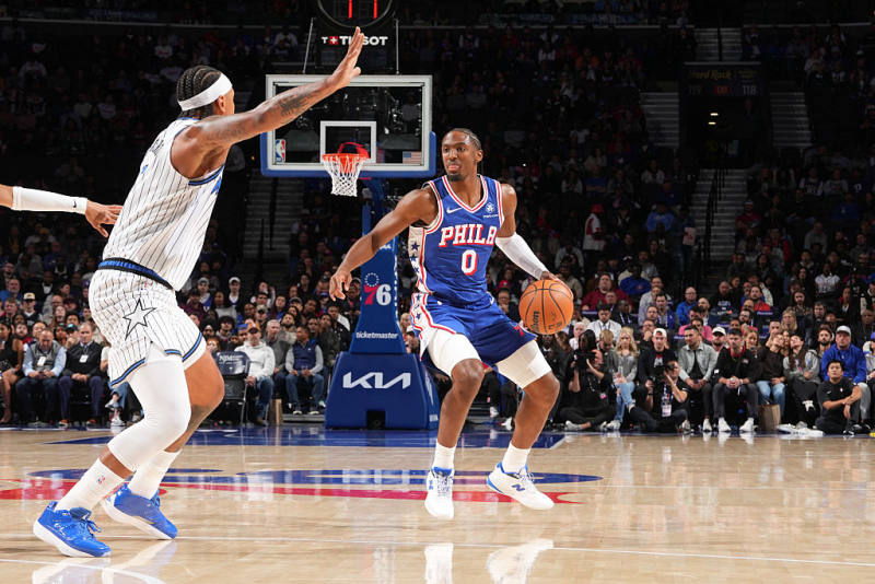Maxey's 43 fuels 76ers victory over Magic image