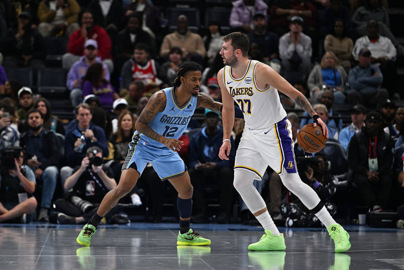 Luka drops 44 as Lakers defeat Grizzlies image