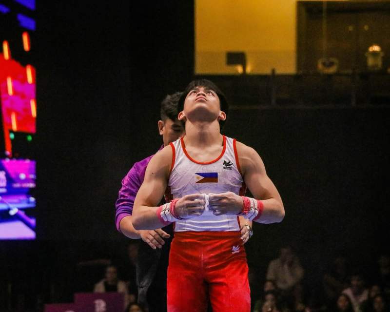 Karl Eldrew Yulo snares floor bronze at Junior Worlds image