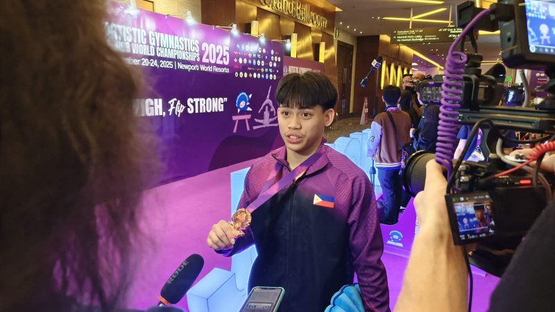 Eldrew Yulo snags another Junior Worlds bronze image