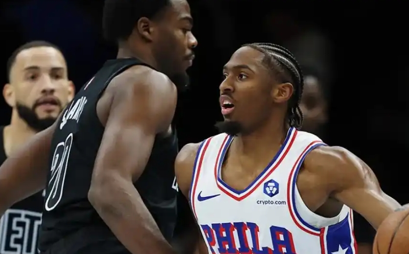 Tyrese Maxey scores 22 points, 76ers beat Nets 115-103 image