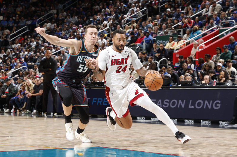 Heat withstand late Pistons charge to secure fourth straight victory image