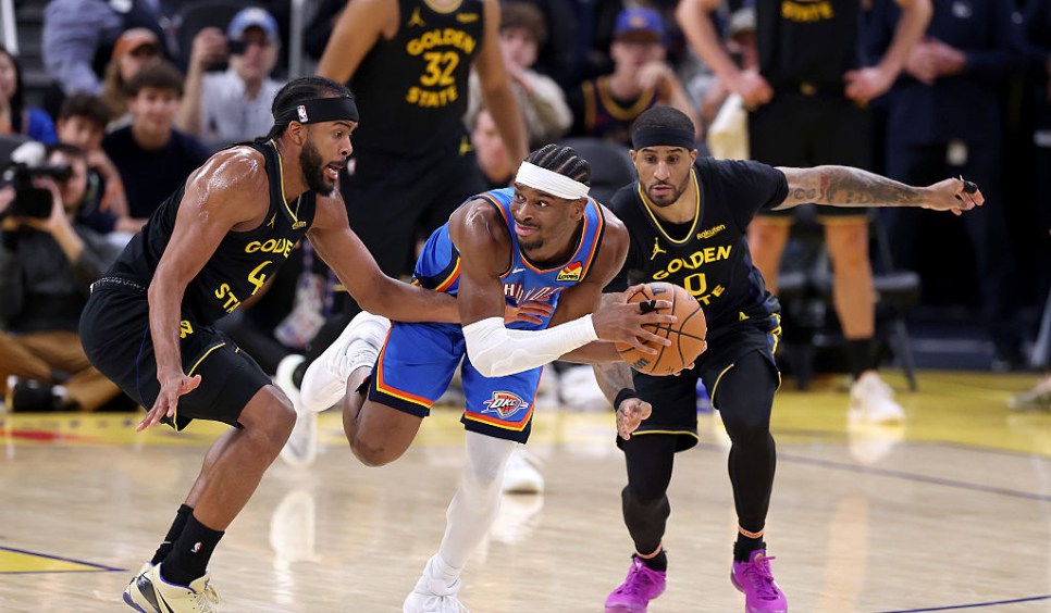 Thunder smites Curry-less Warriors image