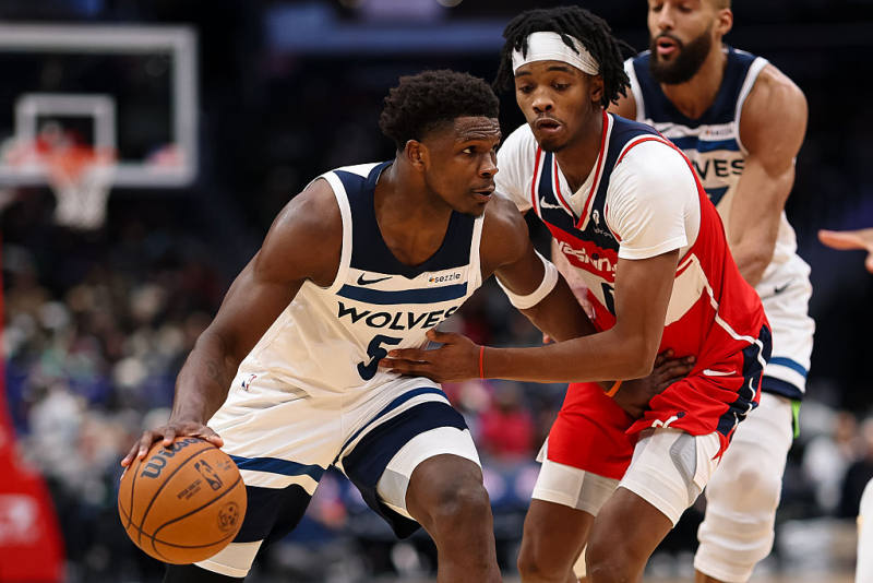 Edwards scores 35 as Timberwolves rip Wizards image