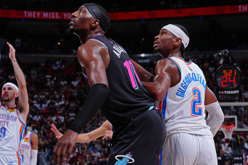 Shai Gilgeous-Alexander and Bam Adebayo Named NBA Players of the Week image