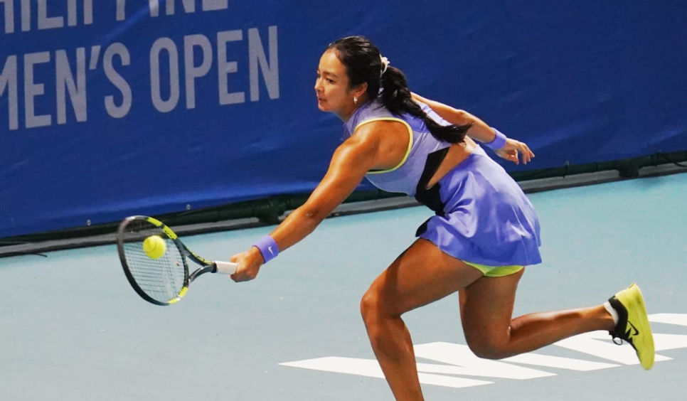 Eala makes winning start image