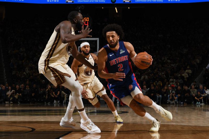 Cunningham scores 29 as Pistons hold off Warriors image