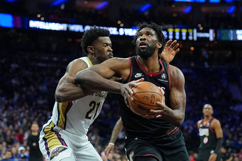 Embiid's 40-point double-double leads 76ers past Pelicans for third straight win image