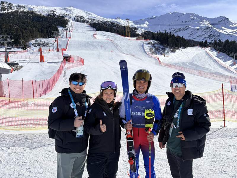 Francis Ceccarelli begins Team Philippines’ 2026 Winter Olympics bid image