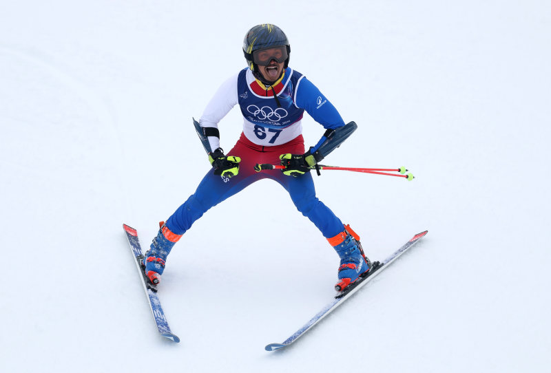 Ceccarelli places 54th in Giant Slalom at Winter Games image
