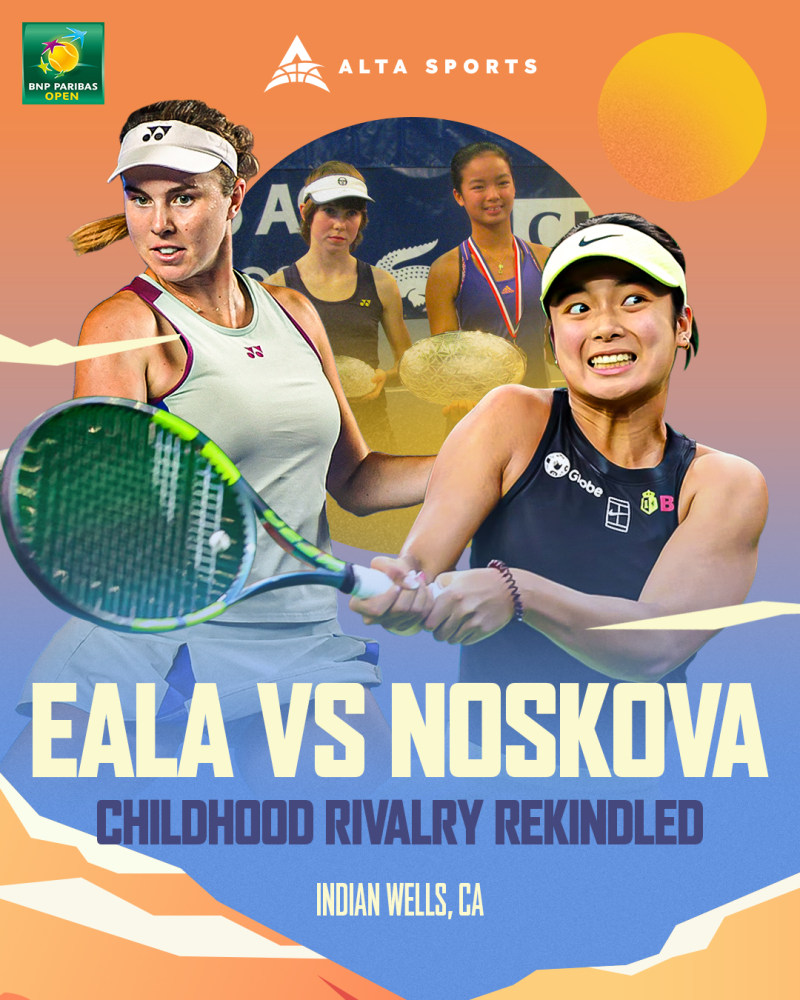 Alex Eala and Linda Noskova rekindle childhood rivalry at Indian Wells image