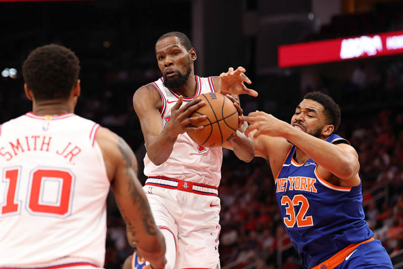 Durant leads Rockets to wire-to-wire victory over Knicks image