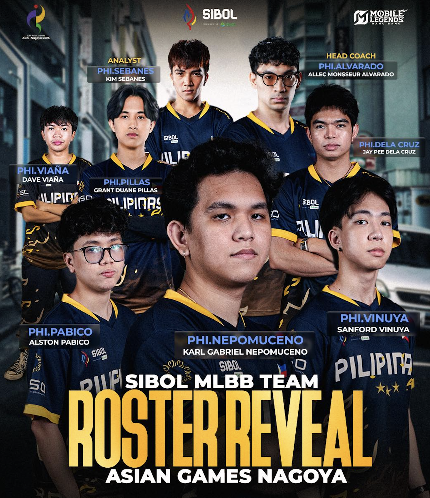 Team Liquid PH banners Asiad squad  image