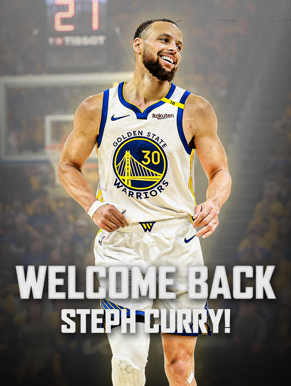 JUST IN: Steph Curry returns vs Rockets after lengthy injury absence image