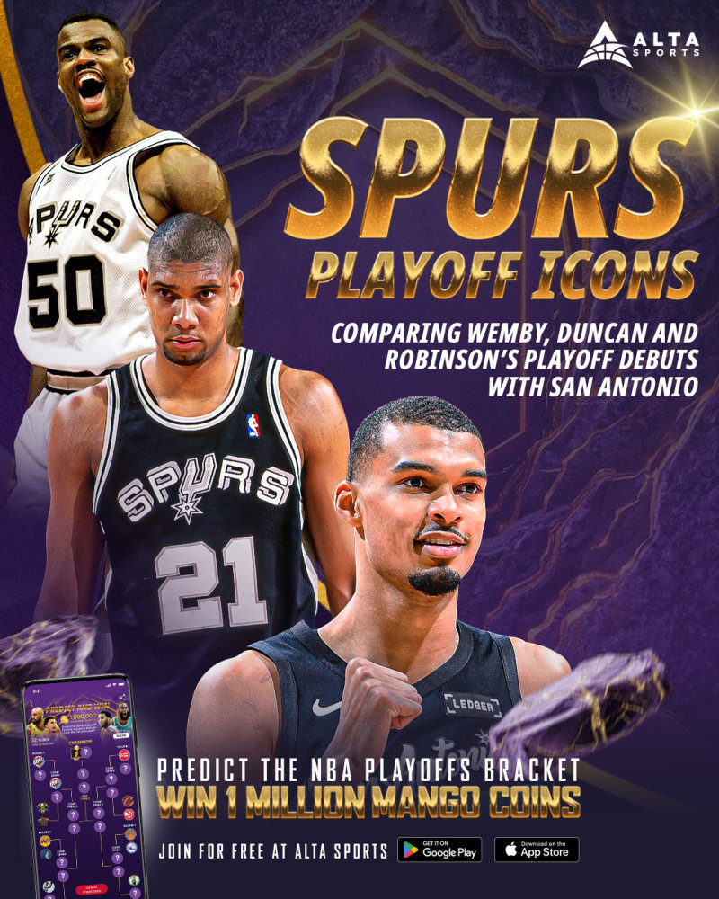 Comparing Wemby, Duncan and Robinson’s playoff debuts with Spurs  image