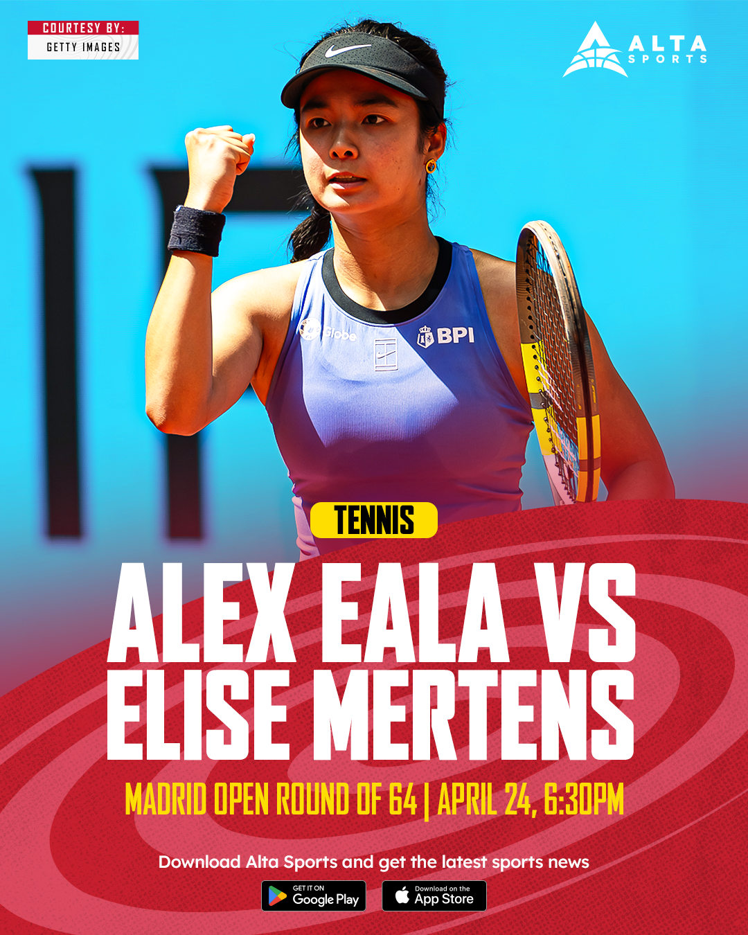 Alex Eala vs. Elise Mertens 2026 Madrid Open Round of 64 Preview image