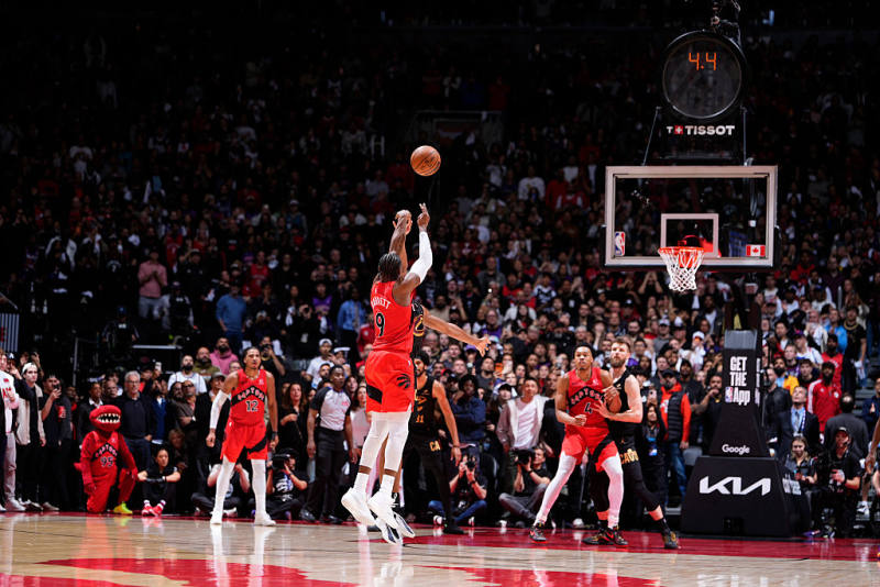 RJ Barrett plays hero as Raptors stun Cavs to stay alive image