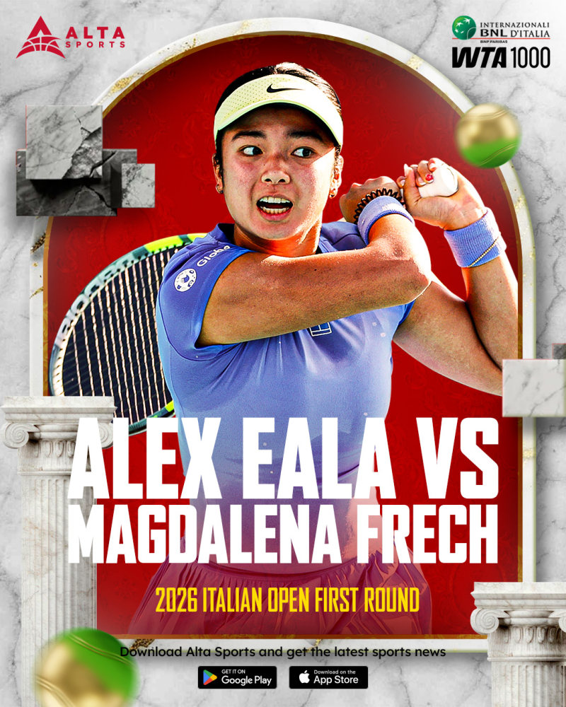 Alex Eala to face Magdalena Frech in Round 1 of 2026 Italian Open image