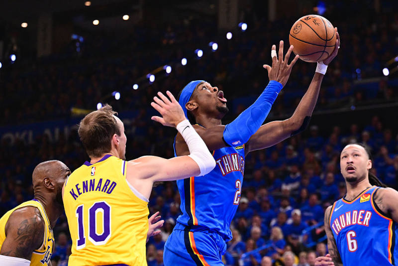 SGA Scores 18 Points in Game 1 vs Lakers — First Sub-20 Game of Season image