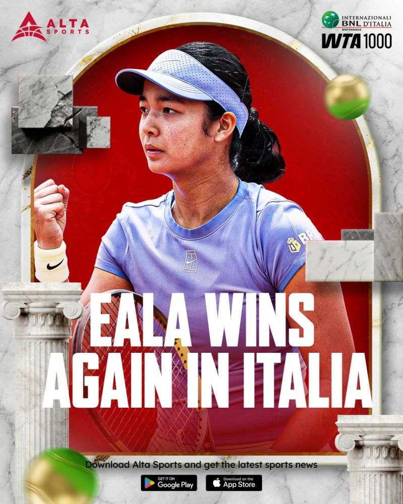Alex Eala beats Xinyu Wang, advances to Italian Open 3rd round image