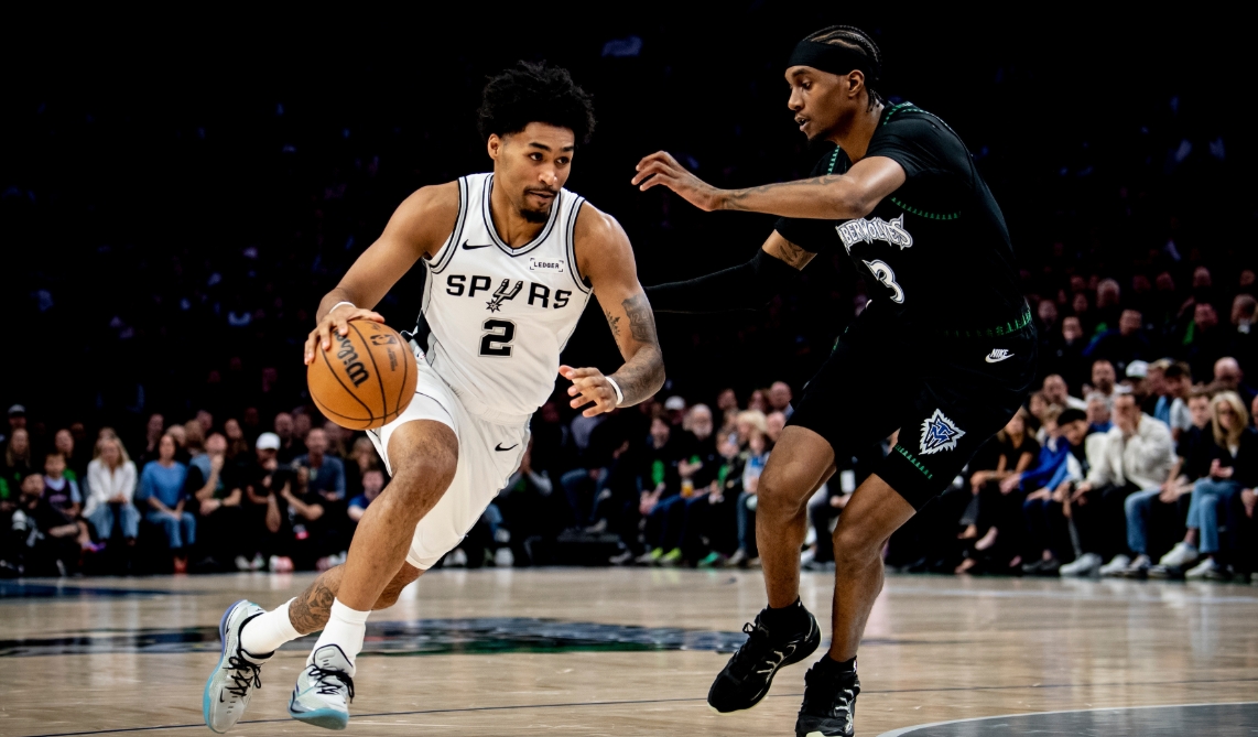 Harper drops 24 as Spurs come up short vs. Wolves image