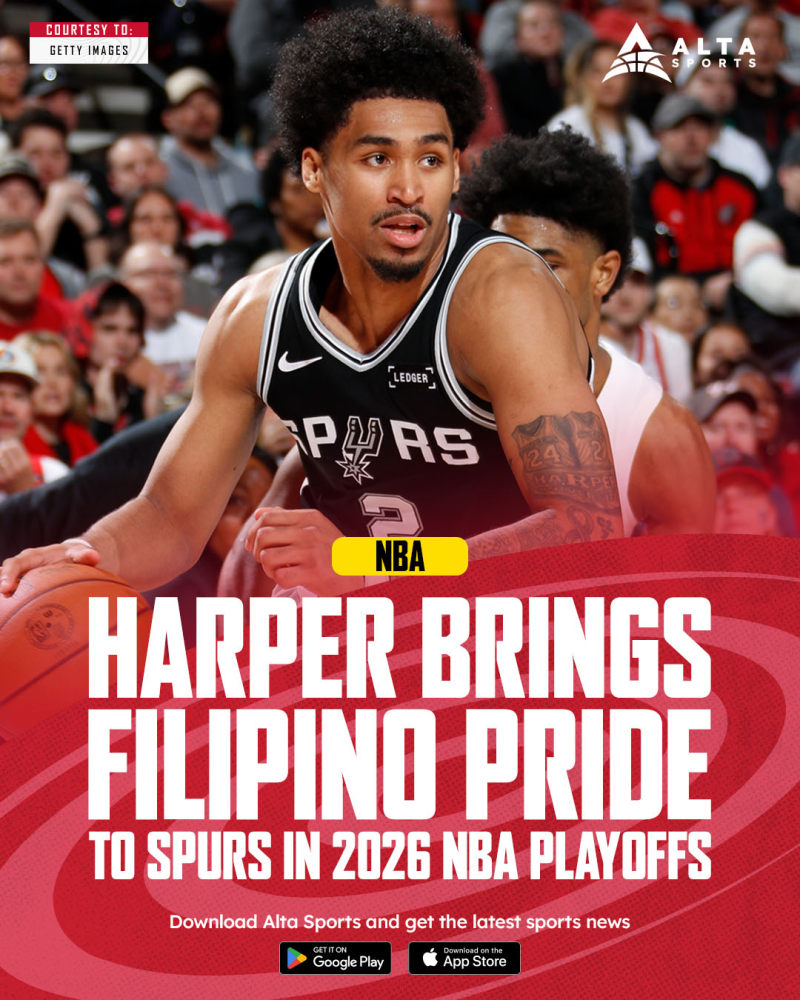 Harper brings Filipino pride to Spurs in 2026 NBA Playoffs image