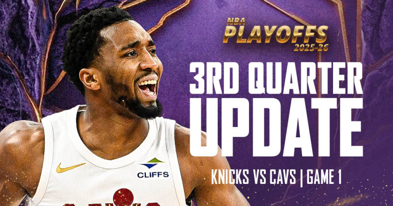 AFTER 3RD QTR: Cavaliers lead Knicks 83-69 in Game 1 image