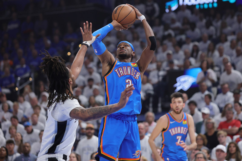 Thunder bounce back to even West Finals against Spurs image