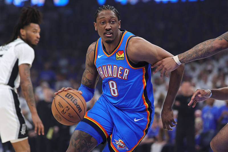 OKC's Jalen Williams day-to-day after hamstring injury, questionable for Game 3 vs Spurs image