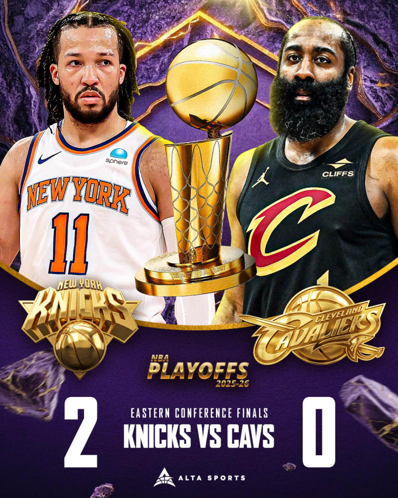 Knicks overpower Cavaliers, take 2-0 East Finals lead image