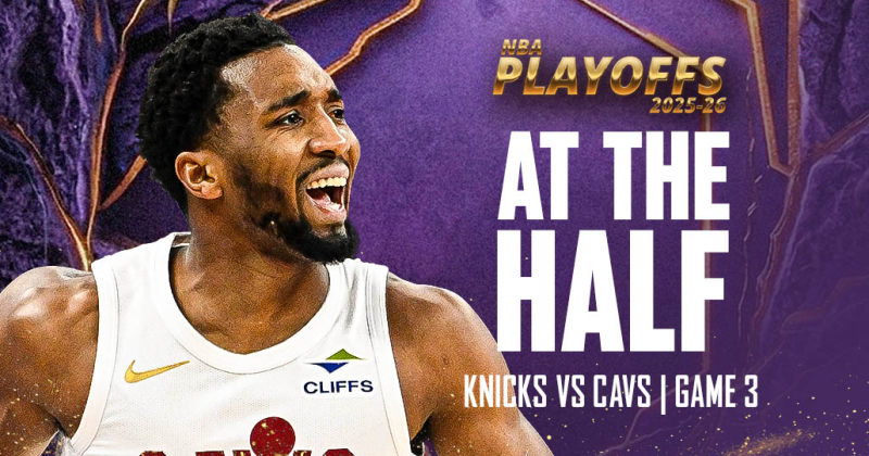 AT THE HALF: Knicks lead Cavaliers 60-54 in Game 3 image
