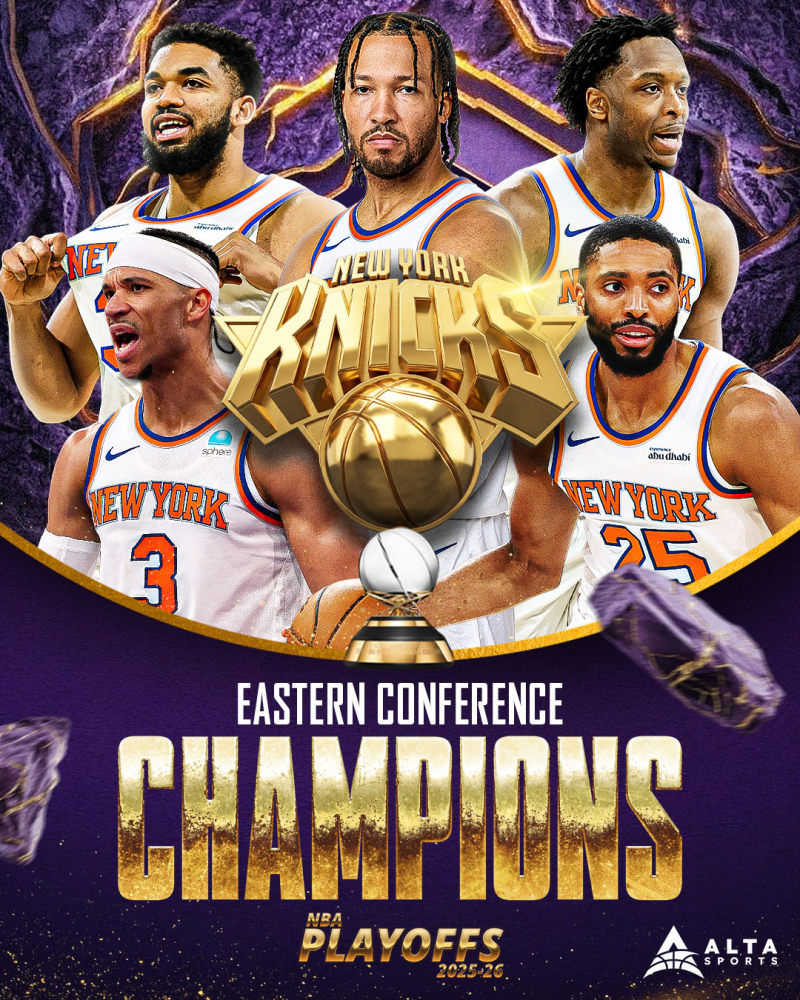 Knicks obliterate Cavaliers, complete sweep to punch ticket to NBA Finals image