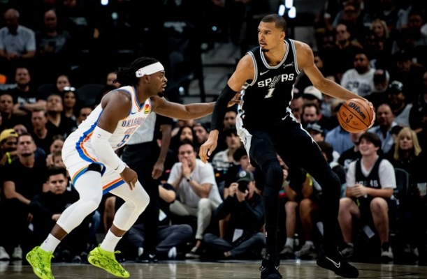 Elimination Game Greatness: Wembanyama Ties Playoff Career High with 22 First-Half Points image