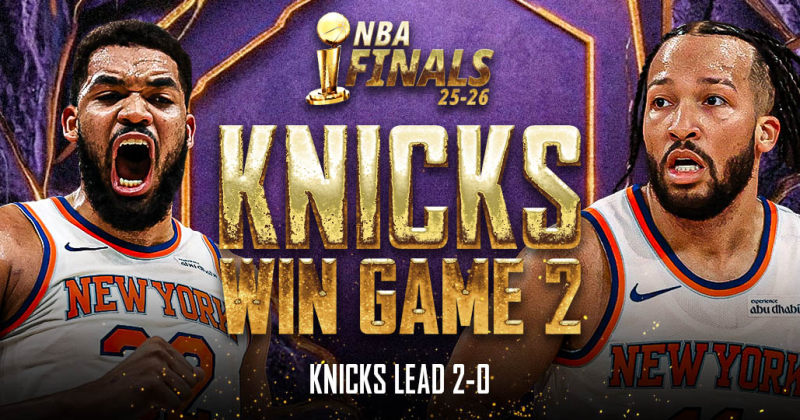 Knicks rally past Spurs, take 2-0 lead in NBA Finals image