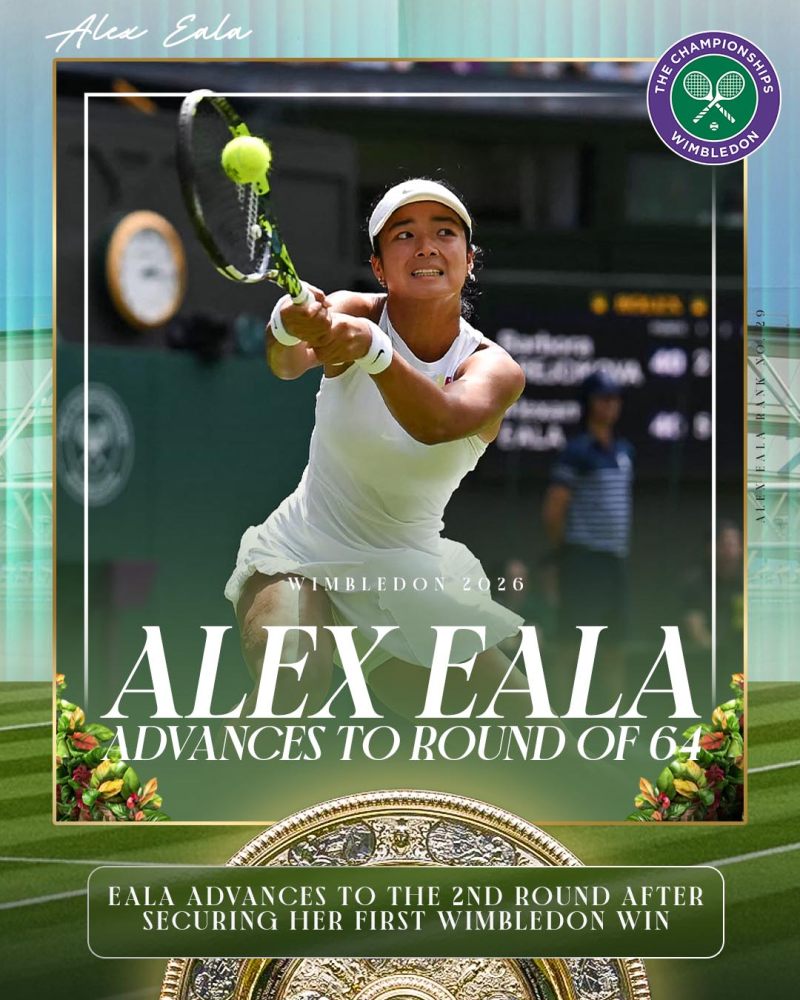 JUST IN: Alex Eala beats Zarazua, secures first-ever match win at Wimbledon image