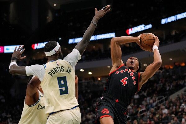 Ingram and Barnes lead the way as Raptors beat slumping Bucks 111-105 image