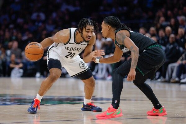 Thomas scores 30 points in return from hamstring injury as Nets top Timberwolves 123-107 image