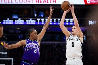 Demin sets rookie 3-point record as Nets end seven-game skid image