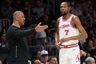 Kevin Durant says a wide-open NBA playoff race is fun. It’s hard to argue with that image