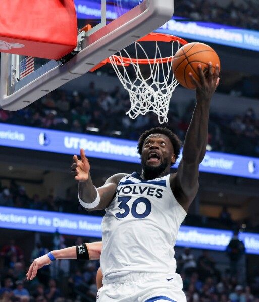 Randle scores 24, Edwards adds 17 in return from injury, as Wolves rout Mavericks 124-94 image