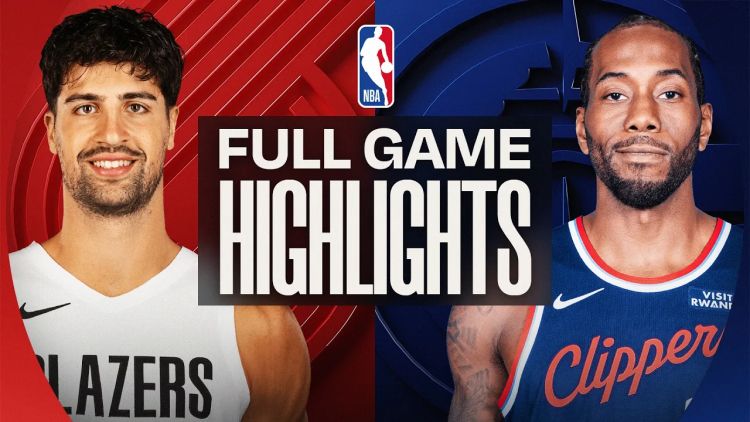 TRAIL BLAZERS at CLIPPERS | FULL GAME HIGHLIGHTS image