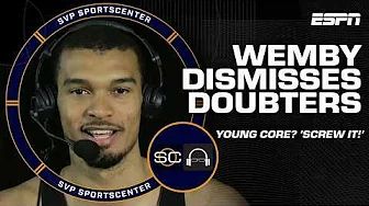 Wemby WANTS to win MVP + shrugs off Spurs' playoff inexperience | SC with SVP image
