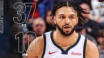 10 THREES 🔥 Jamal Murray torches the Jazz for 37 PTS to lead Nuggets to road win 💪 | NBA on ESPN image