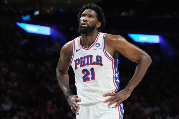 Joel Embiid, out against Pistons, says he was upset over being held out Wednesday image
