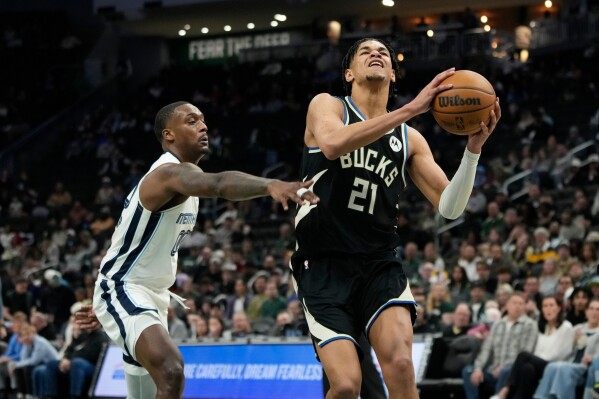 Bucks outlast Grizzlies 131-115 in battle of short-handed teams image