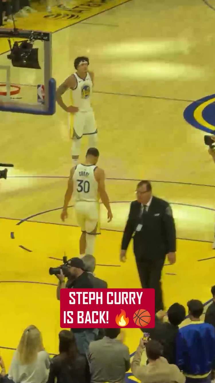 CURRY IS BACK 🔥🏀 image