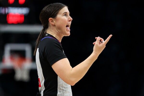 Natalie Sago becomes 3rd woman ever picked to referee NBA playoff games image