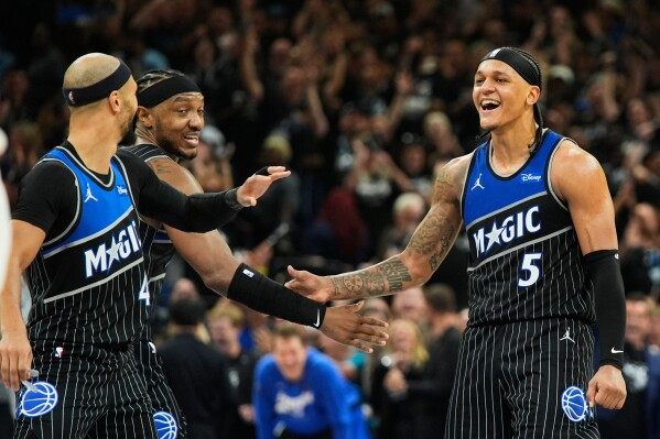 Banchero and Bane each score 25, Magic waste big lead but rally to top Pistons 113-105 for 2-1 lead image