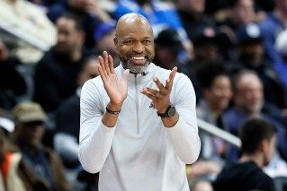 Beep! Beep! Magic coach Jamahl Mosley’s pregame media session interrupted by false alarms image